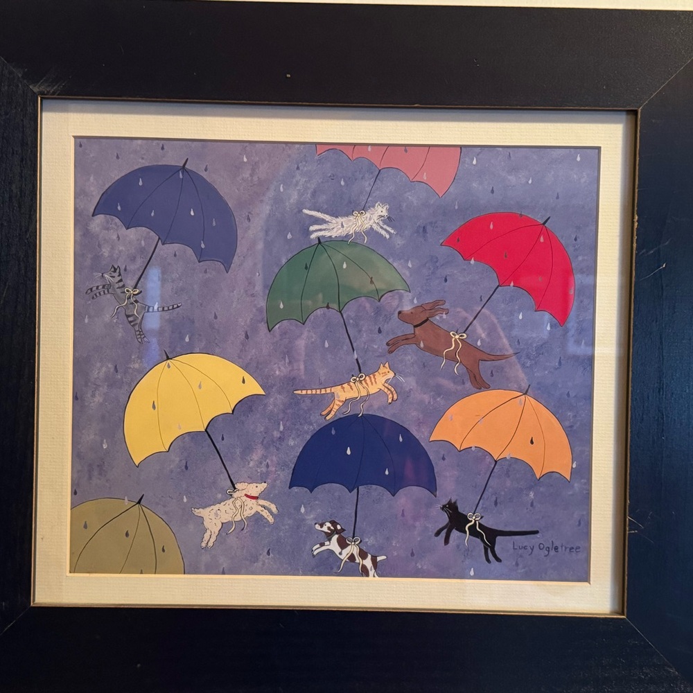 Charming print by Lucy Ogletree signed ☀️